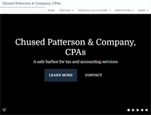 Tablet Screenshot of chusedcpa.com